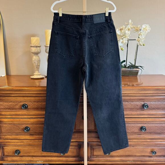 GRLFRND Amanda Mid Rise Loose Boyfriend in Black SOLD OUT Retail $225 27 - Picture 4 of 11